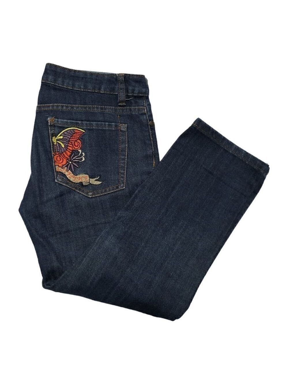FARLOW Dark Wash Denim Jeans Faith Love Peace Size 3